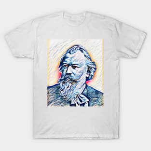 Johannes Brahms Portrait | Johannes Brahms Artwork 6 T-Shirt